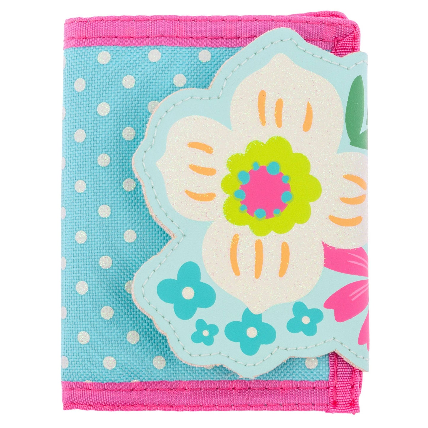 Wallet Blue Flower