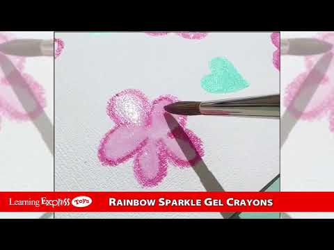 Rainbow Spkle Water Crayo