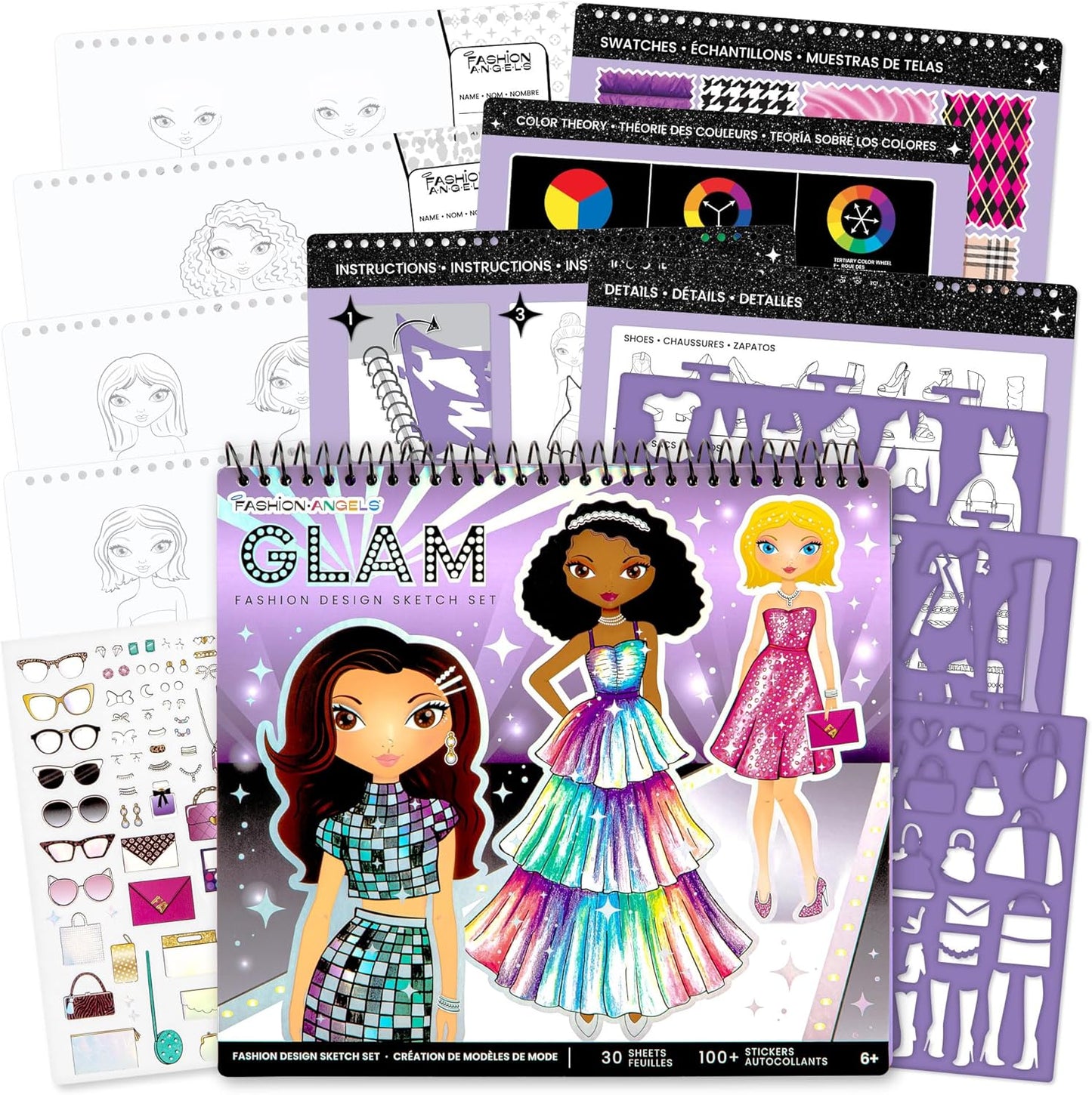 Glam Fashion Sketchbook