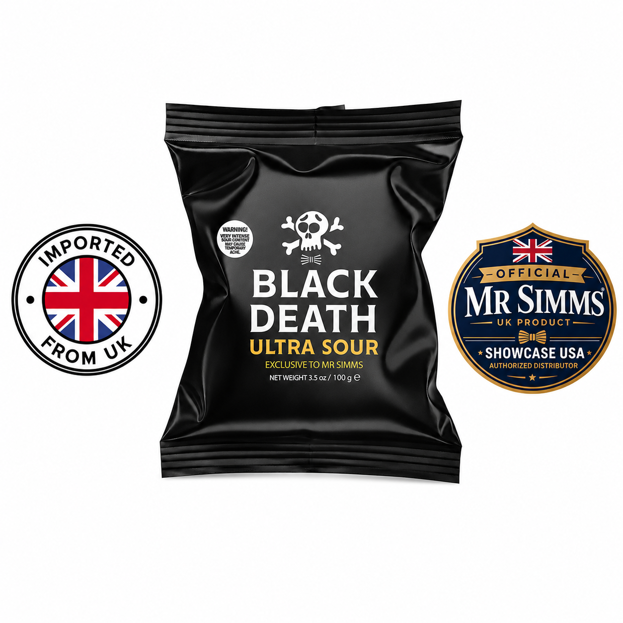 Mr. Simms Sweet Shoppe: Mr. Simms Black Death Ultra Sour🇬🇧