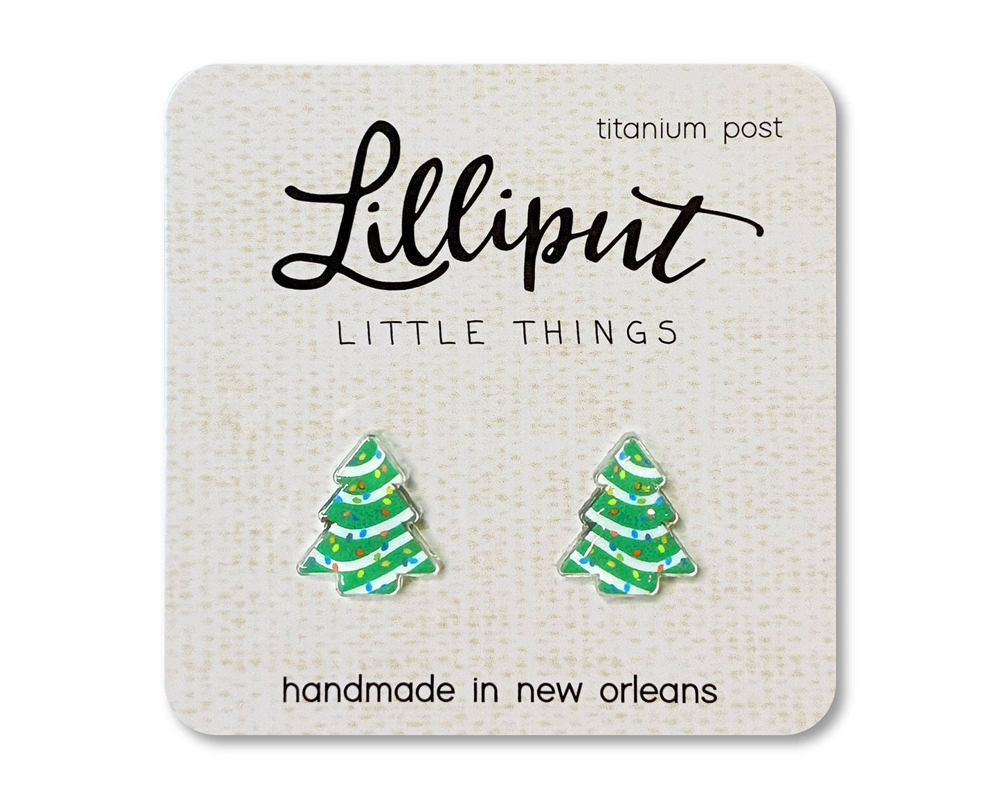 Christmas Treat Earrings - LIMITED // Christmas Snack Cake