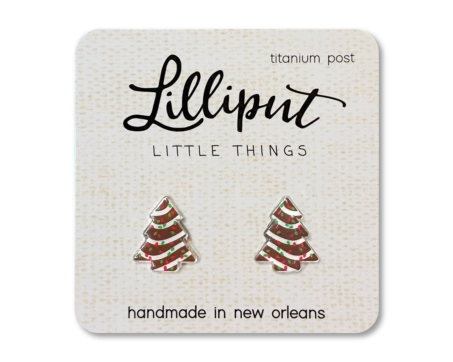Christmas Treat Earrings - LIMITED // Christmas Snack Cake