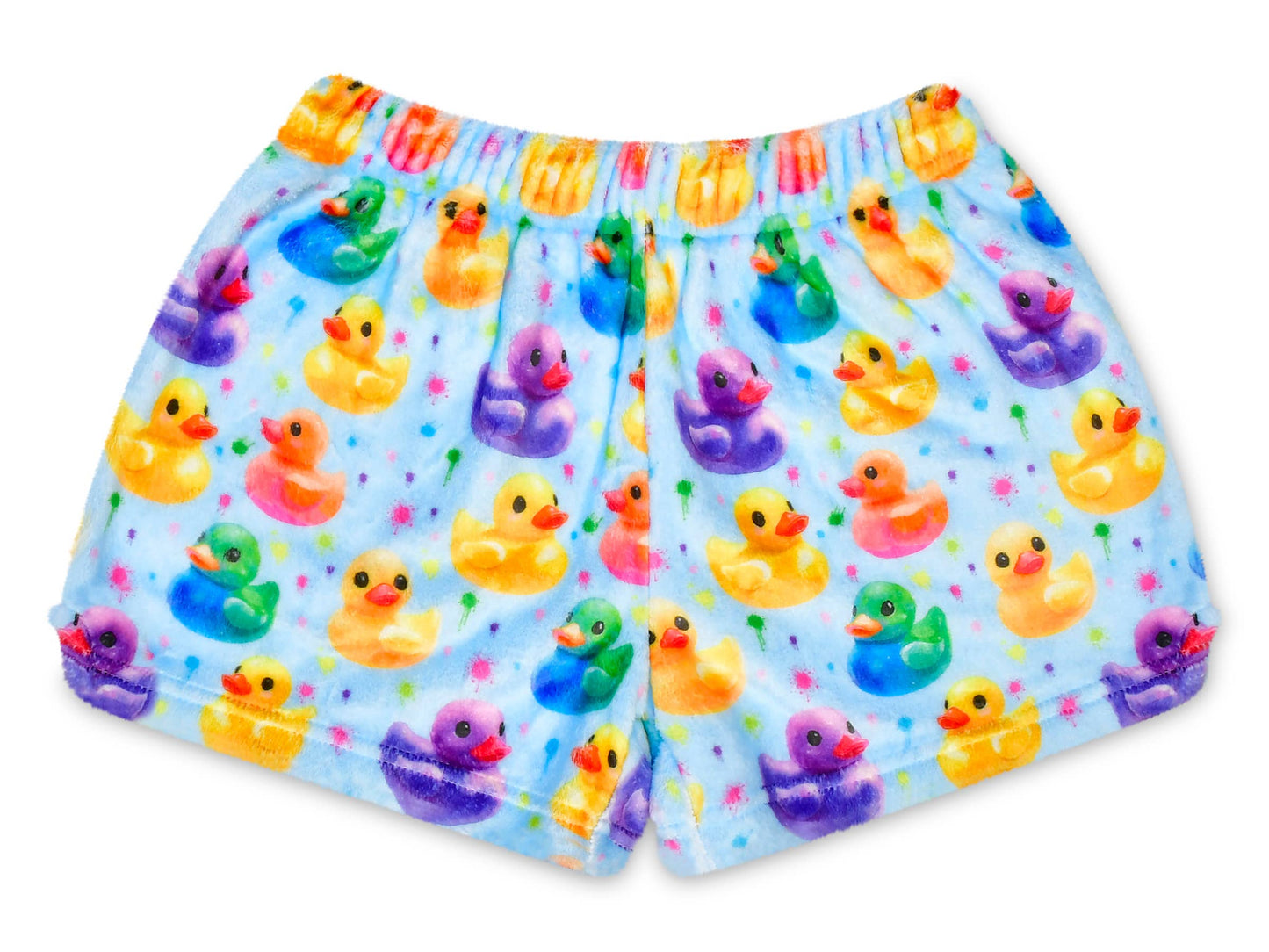 Feeling Ducky Plush Shorts (Youth Medium (10-12))