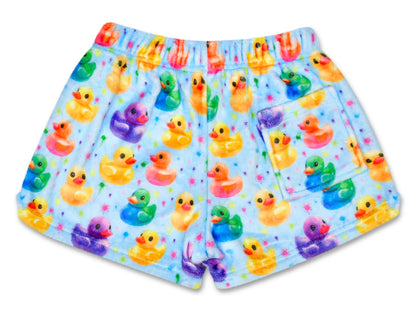 Feeling Ducky Plush Shorts (Youth Medium (10-12))