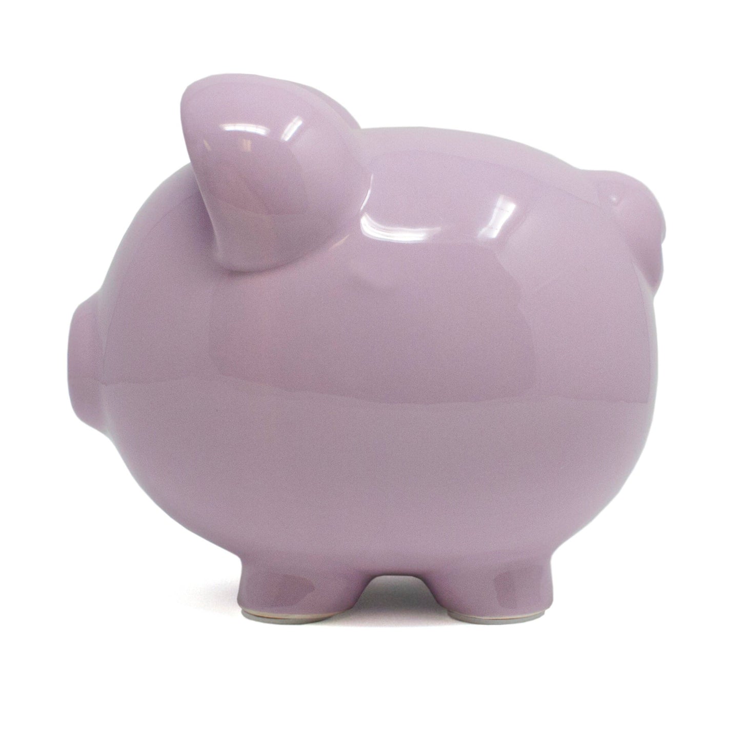 Large Lavender Piggy Bank