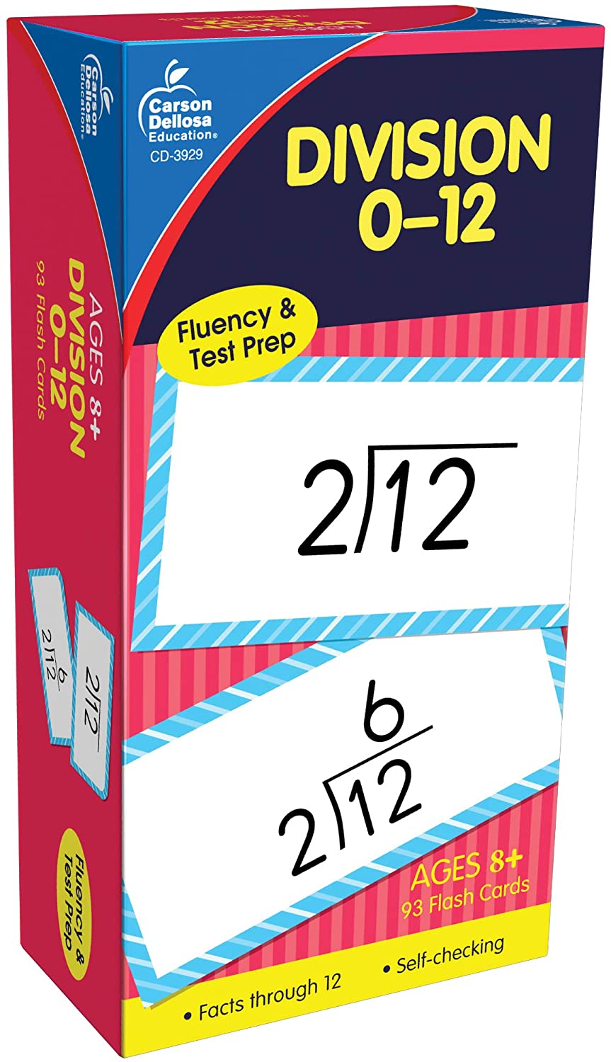 Division Flash Cards