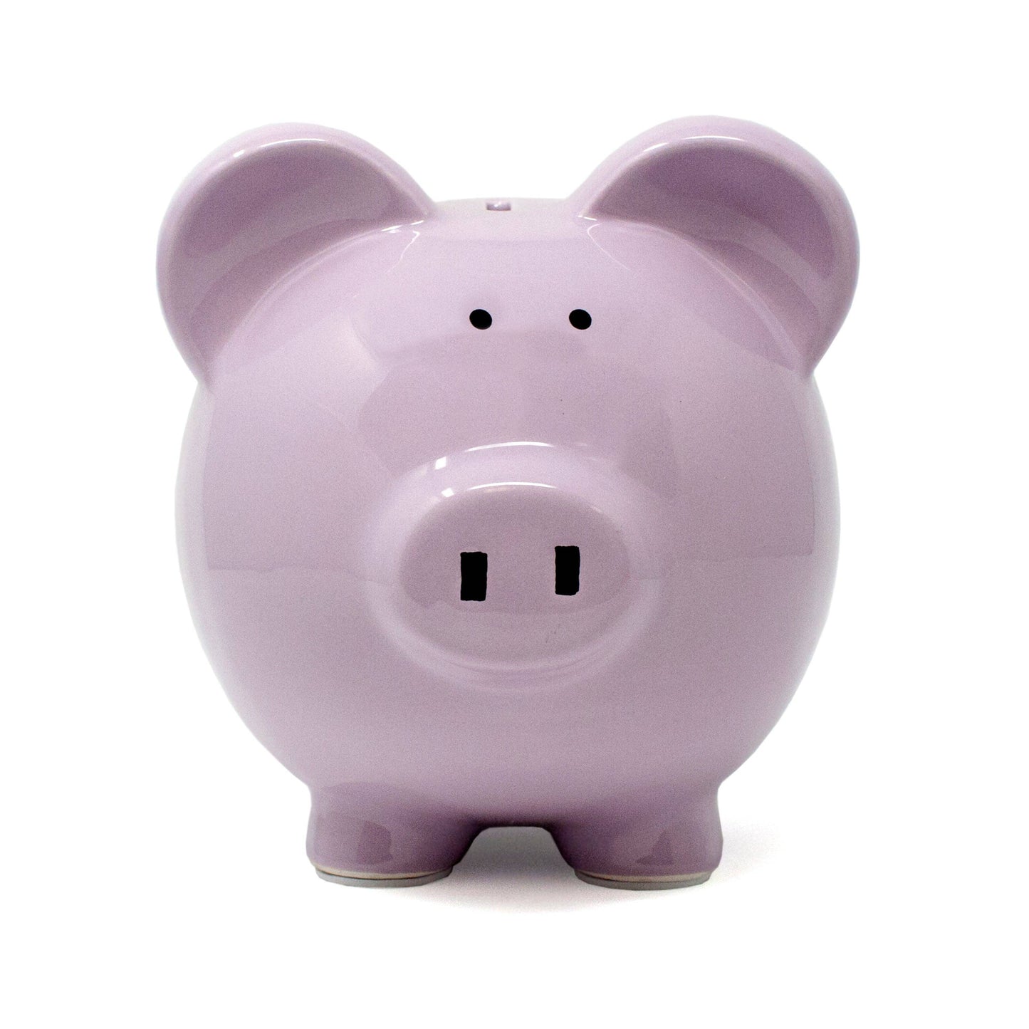 Large Lavender Piggy Bank