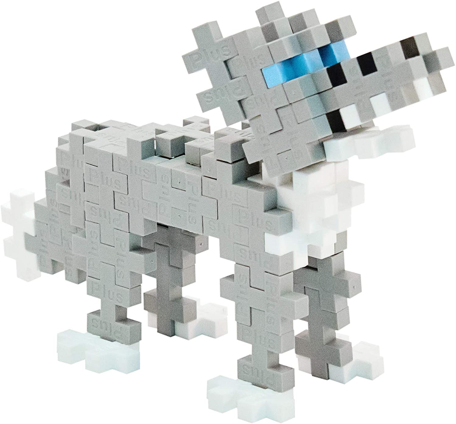 Plus Plus Tube Gray Wolf