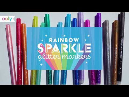 Rainbow Glitter Markers2