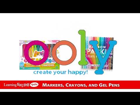 Rainbow Glitter Markers2