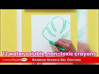Rainbow Spkle Water Crayo