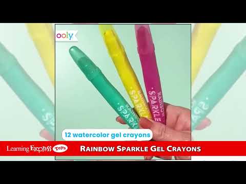 Rainbow Spkle Water Crayo