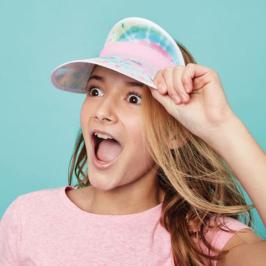 Swirl Tie Dye Visor-1