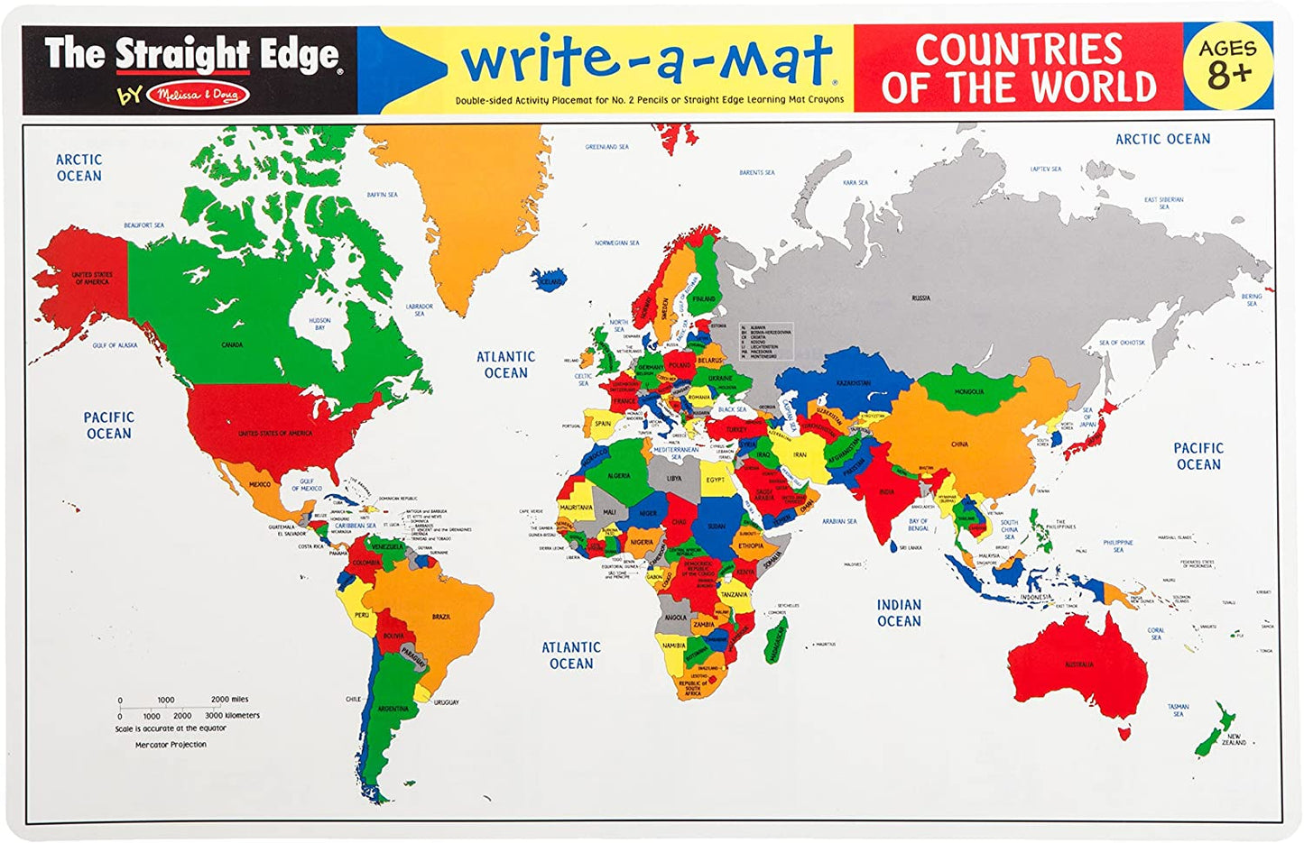 Countries of World Mat