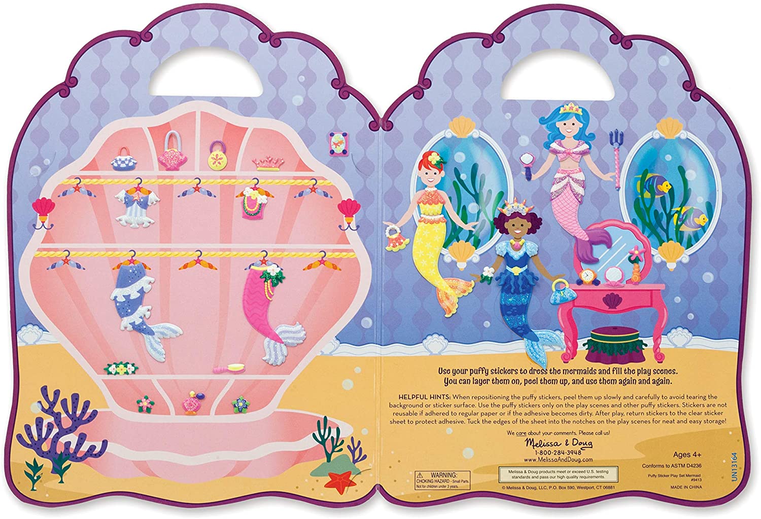 Puffy Sticker - Mermaid