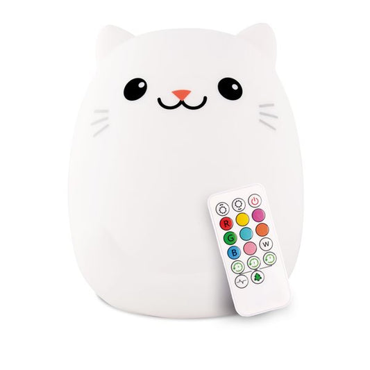 Lumipets® Cat with Remote - Children's Nursery Touch Night Light