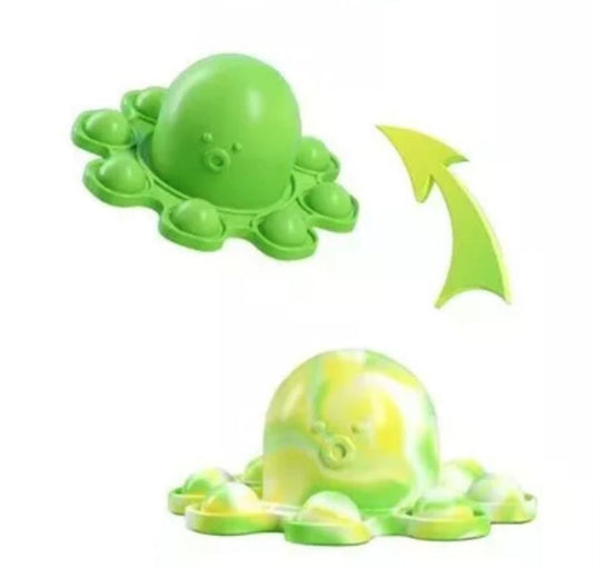Octopopper Keychain Lime-1