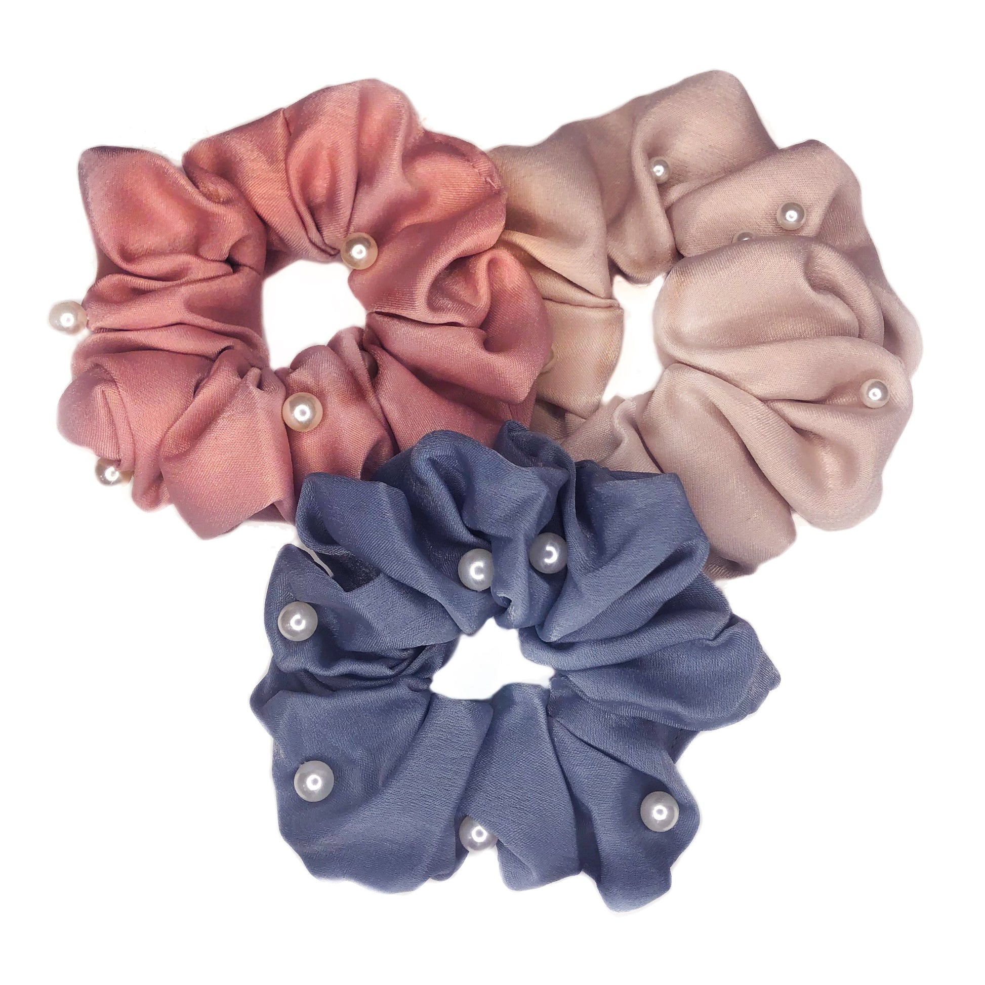 Mavi Pearl Scrunchies-1