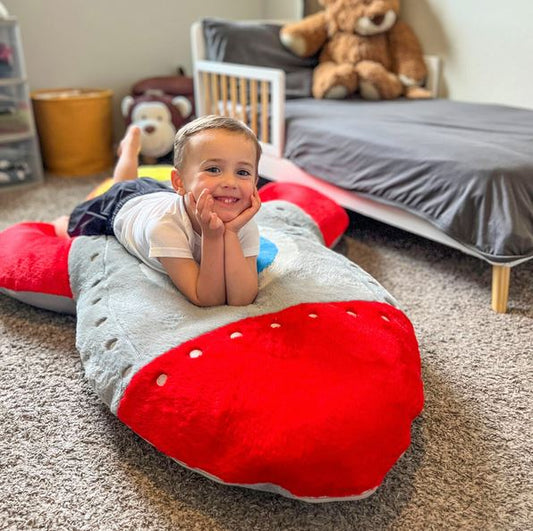 Rocketship Floor Cushion