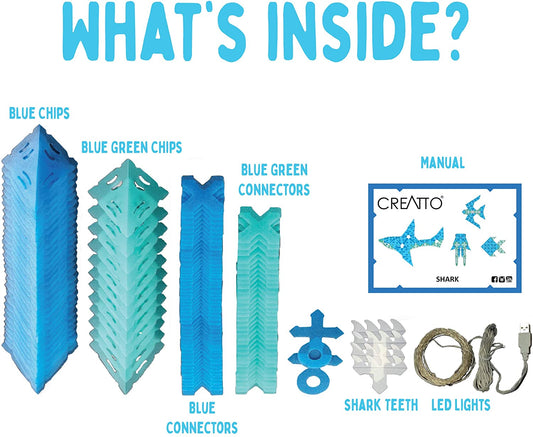 Creatto Shimmer Shark Pal