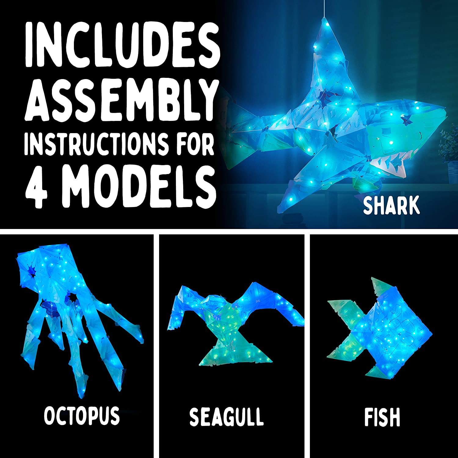 Creatto Shimmer Shark Pal