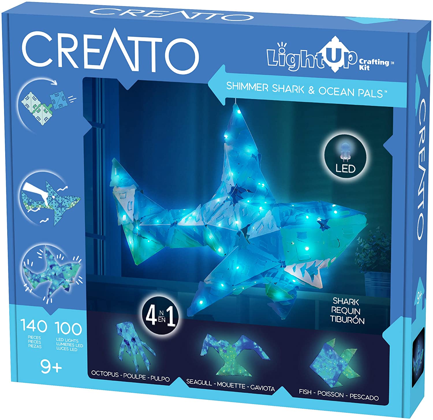 Creatto Shimmer Shark Pal