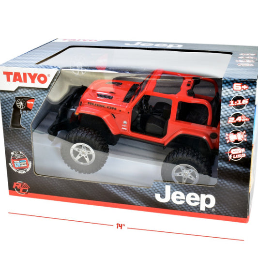 Die Cast Taiyo Jeep Wrangler Rubicon RC- 1:16 Scale-1