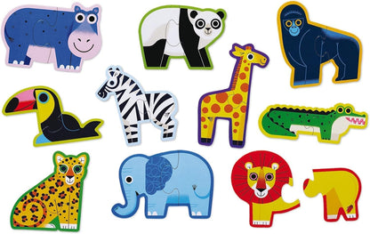 Two Piece Puzzle Jungle