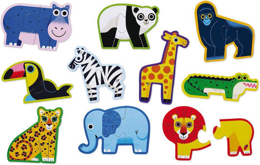 Two Piece Puzzle Jungle