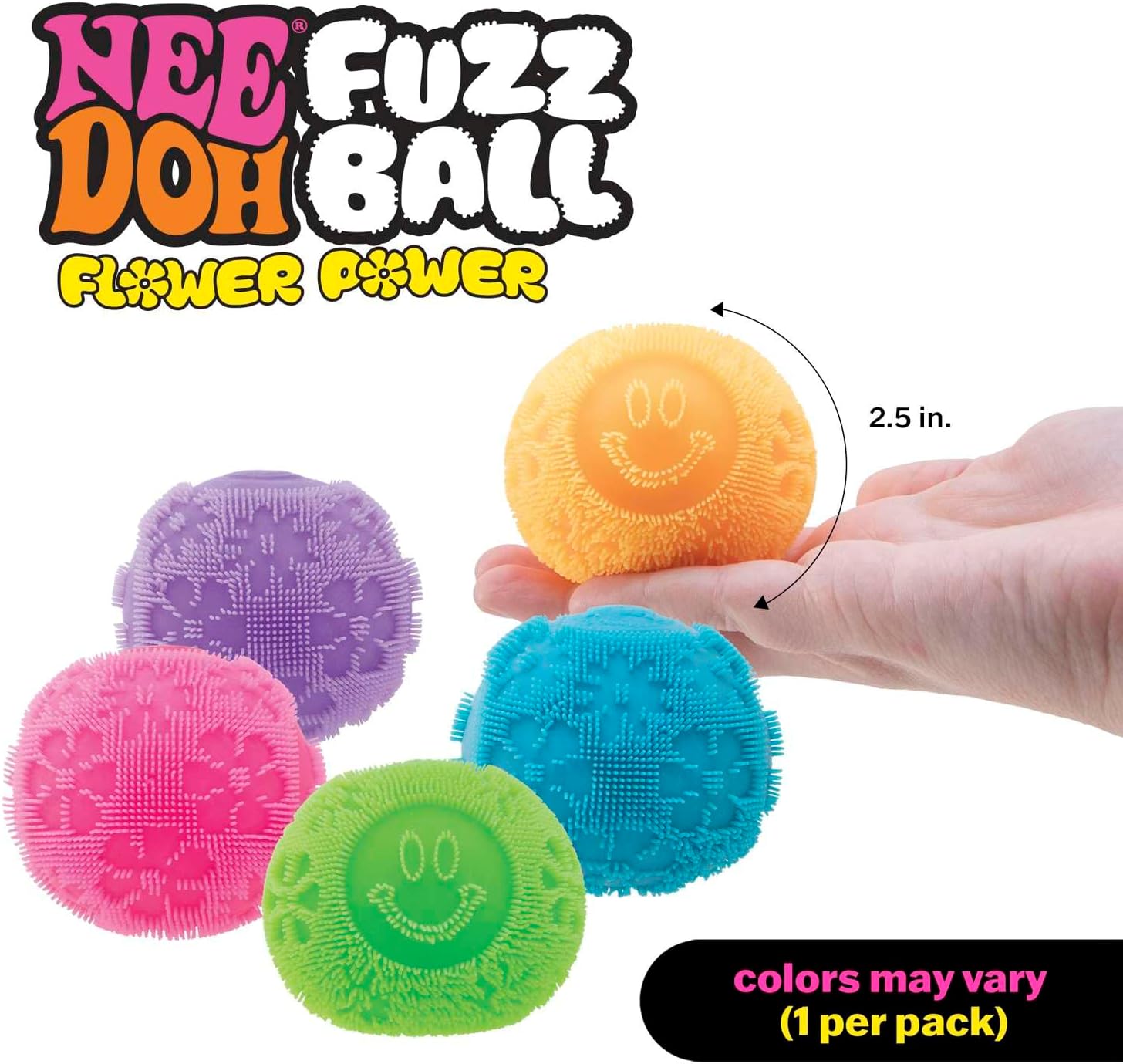 NeeDoh® Fuzz Ball Flower Power