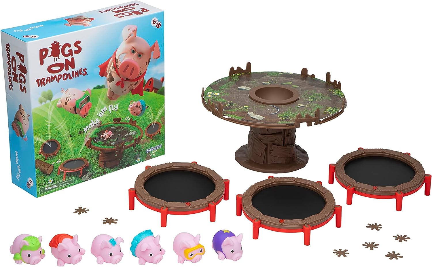 Pigs on Trapolines