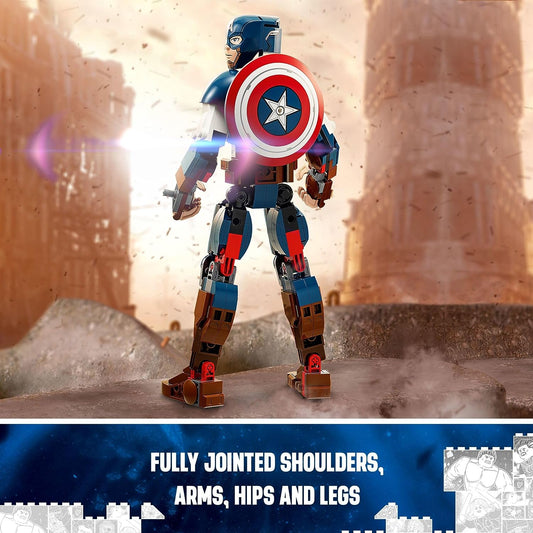 Capt America Constr Fig