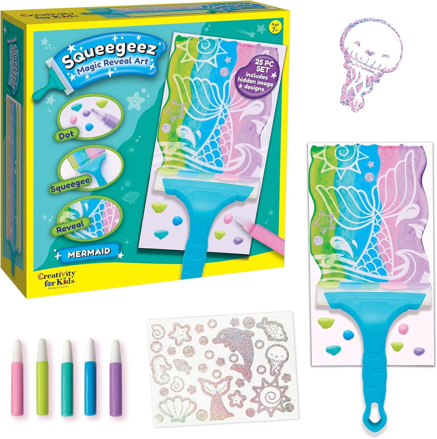 Squeegeez Art Mermaid