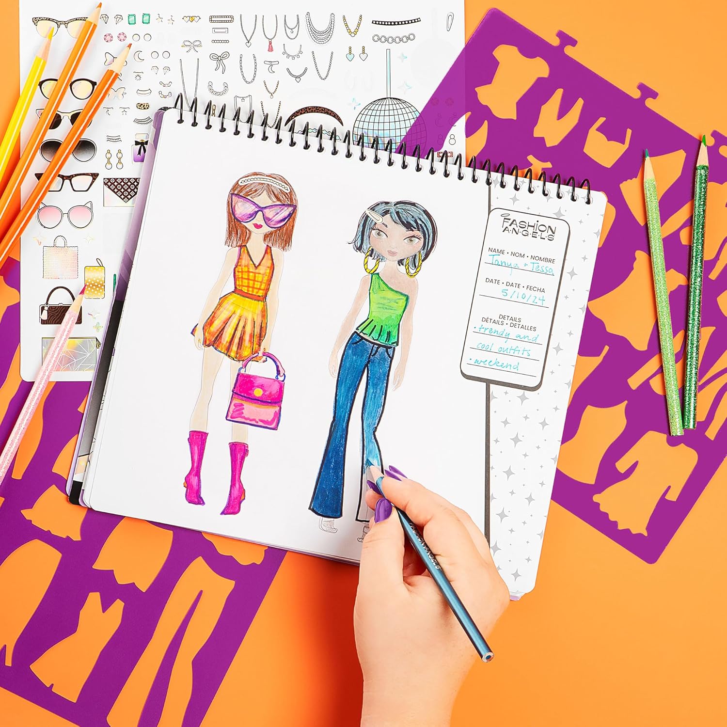 Glam Fashion Sketchbook