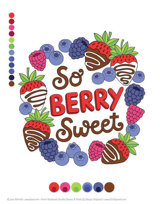 Notebook Doodles Sweets-1