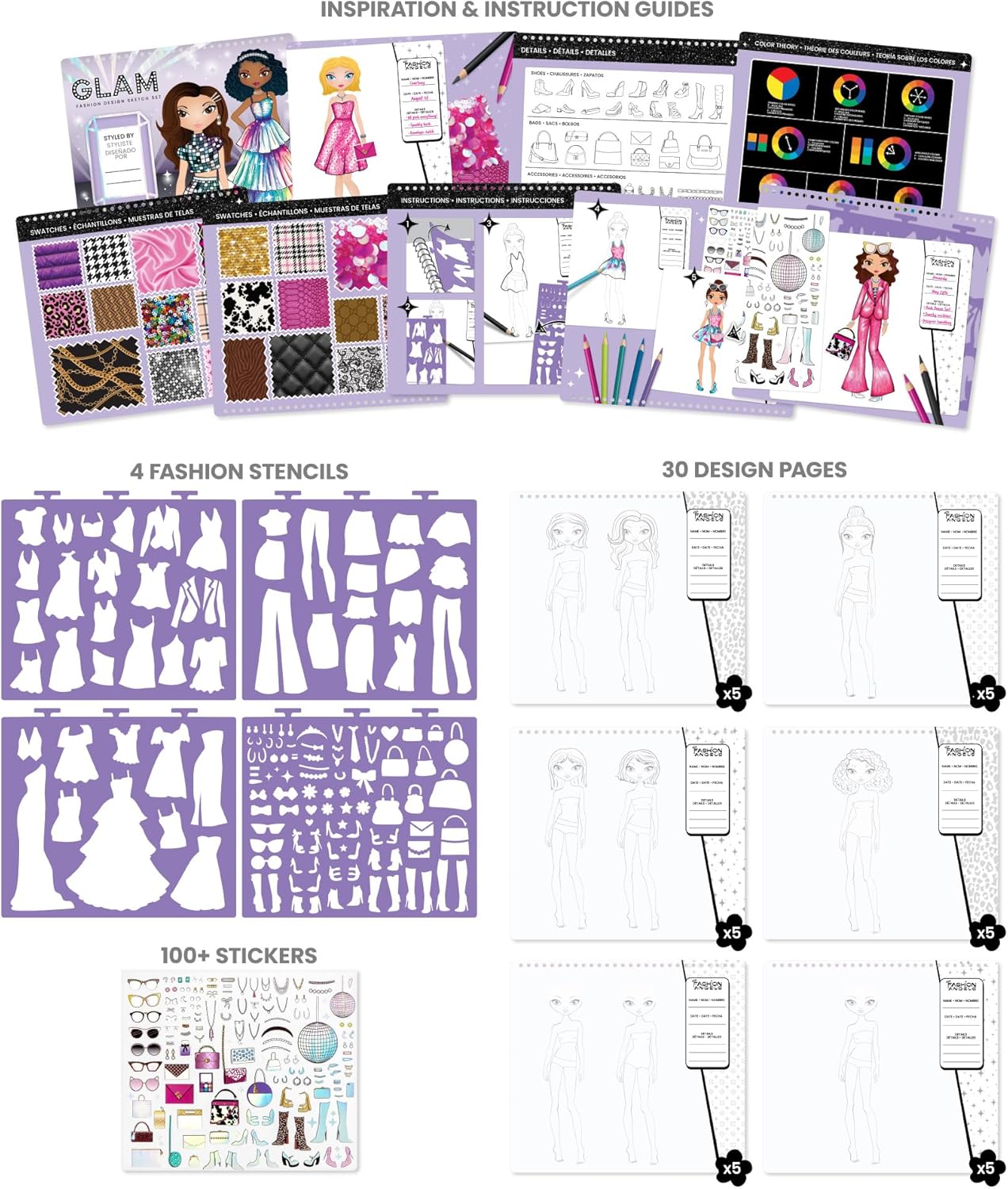 Glam Fashion Sketchbook