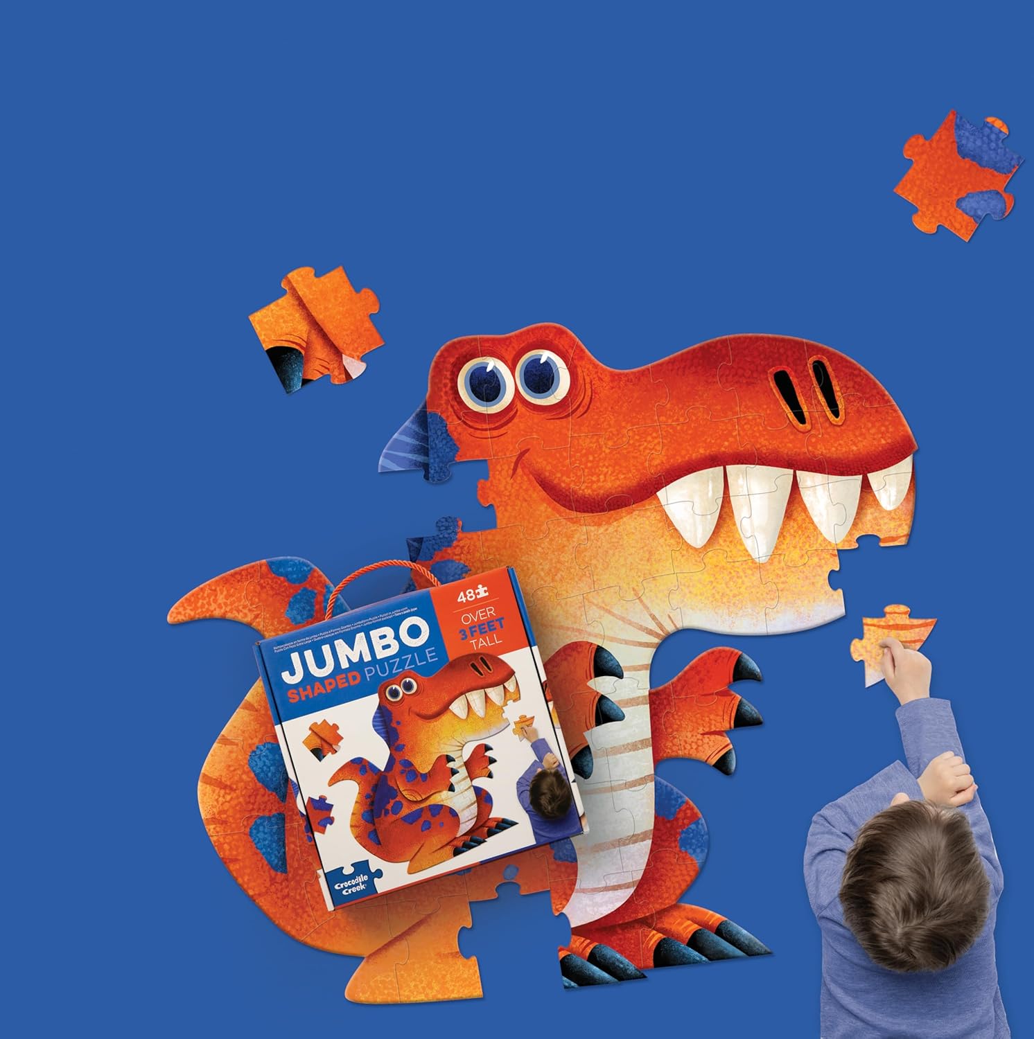 Jumbo Shape Dino 48pc