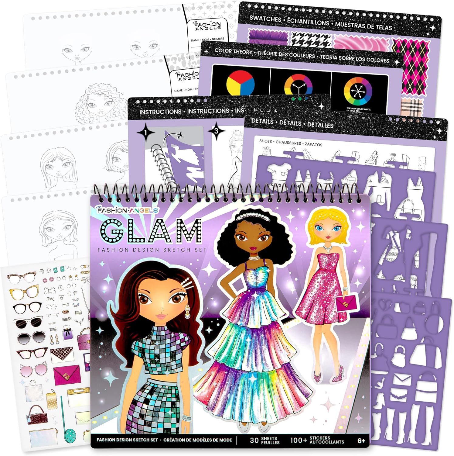 Glam Fashion Sketchbook