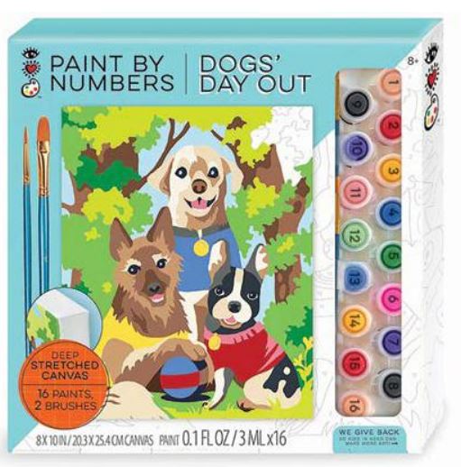 Paint Number Dog Portrait