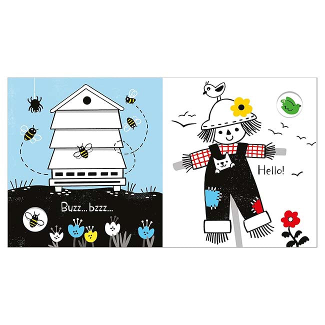 Baby's Black and White Books Farm