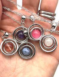 Fidget Necklace Gem Spinn-1