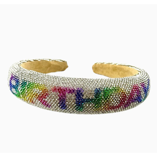 Birthday Crystal Headband