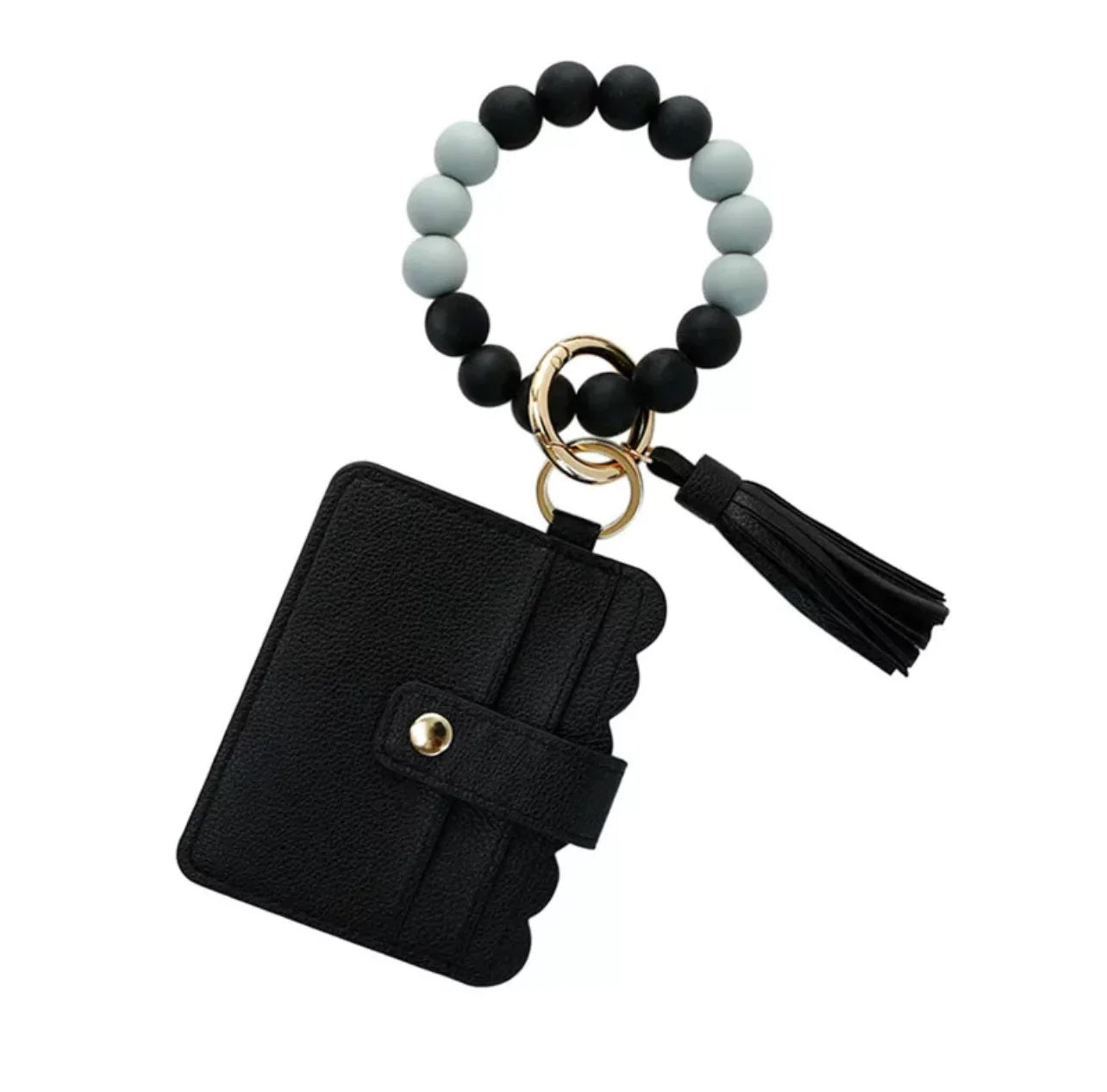 Beaded Wallet Black-1