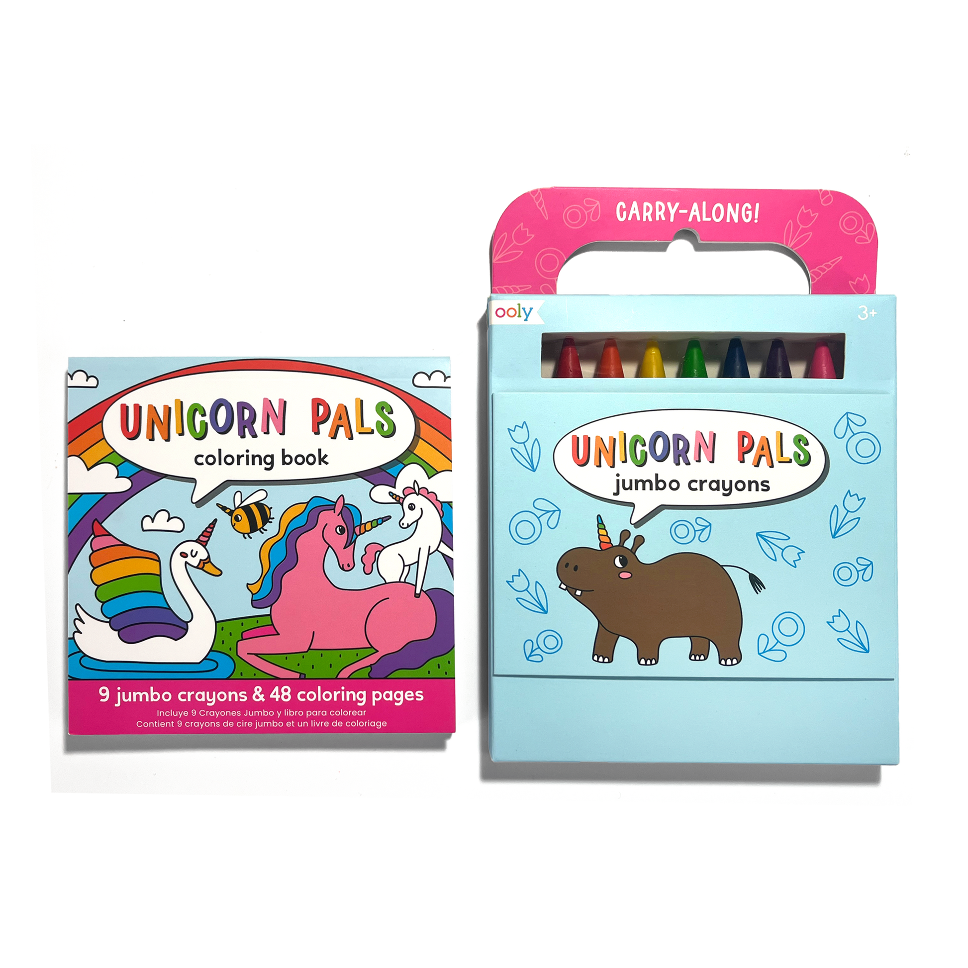 Carry Along! Unicorn Pals Coloring Book-1