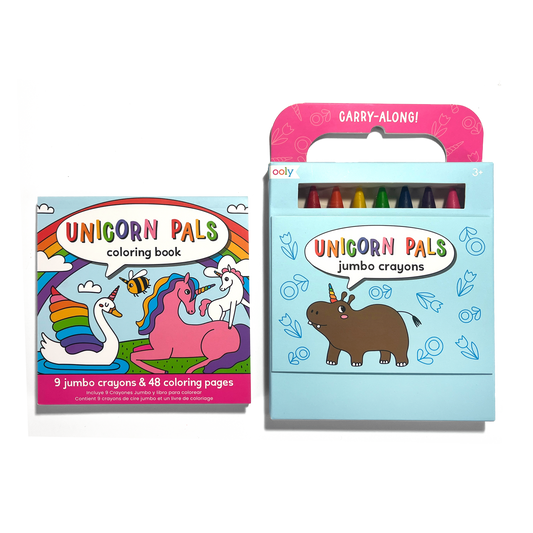 Carry Along! Unicorn Pals Coloring Book-1