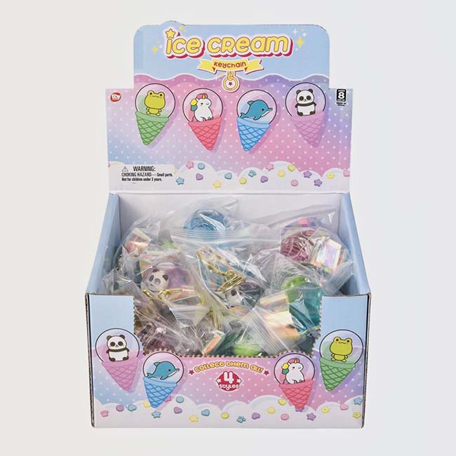 Kawaii Animal Ice Cream Clip