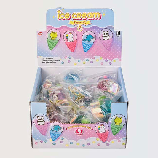 Kawaii Animal Ice Cream Clip