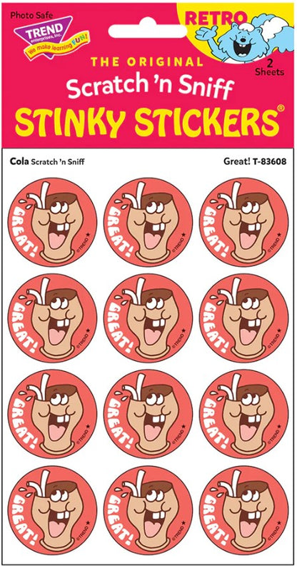Great! Cola Scratch 'n Sniff Stinky Stickers®