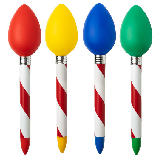 Light Up Xmas Bulb Pen