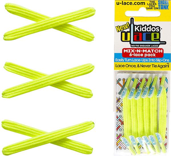 U Lace Kid Neon Yellow